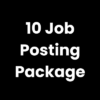 10 Job Posting Package